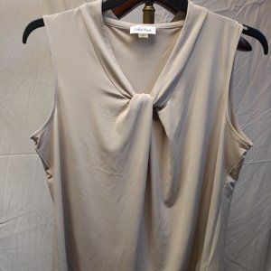 Cream Calvin Klein NWOT XL Silky Tank